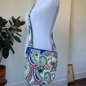 Vera Bradley Retired Marina Paisley Crossbody Bag